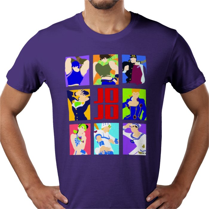 JoJo's Bizarre Adventure - Box Collage T-Shirt