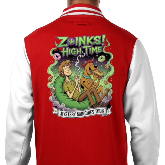 Scooby Doo Zoinks Varsity Jacket