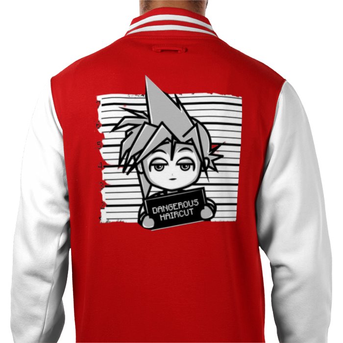 Final Fantasy 7 - Dangerous Hair Cut Varsity Jacket