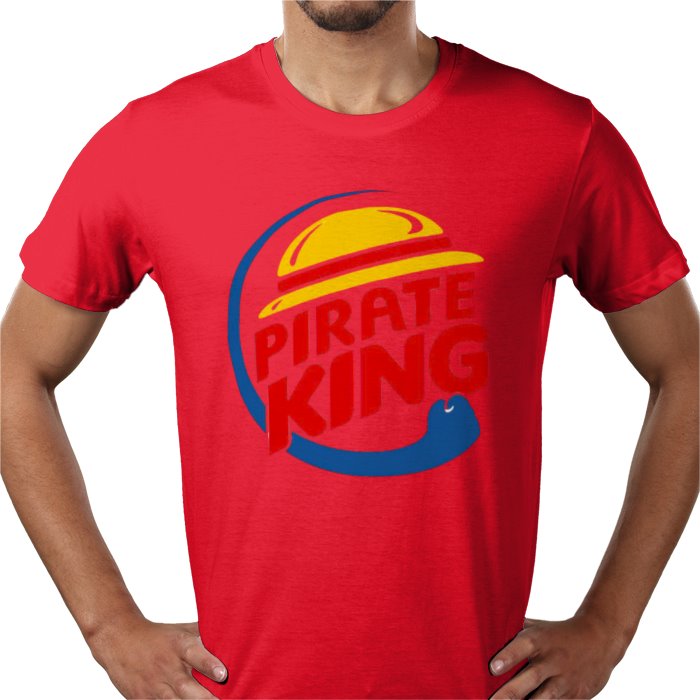 One Piece x Burger King Pirate King T-Shirt | OP Mashup Tee