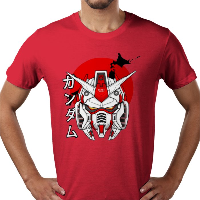 Gundam Wing - RX 78 5 Head T-Shirt