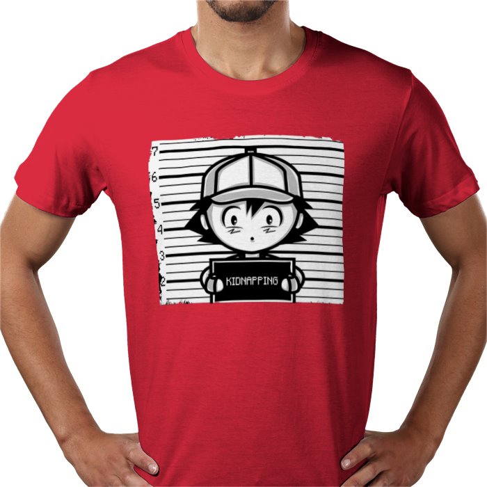 Pokémon — Ash's Mugshot T-Shirt