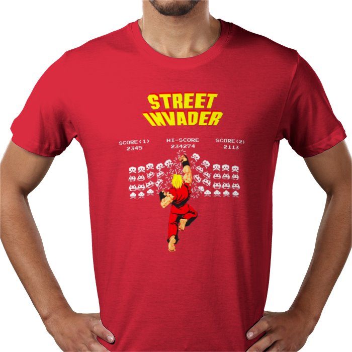 Street Fighter x Space Invaders — Street Invader T-Shirt