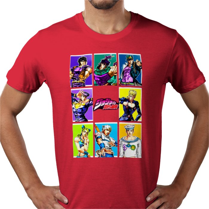 JoJo's Bizarre Adventure - Grid Collage T-Shirt