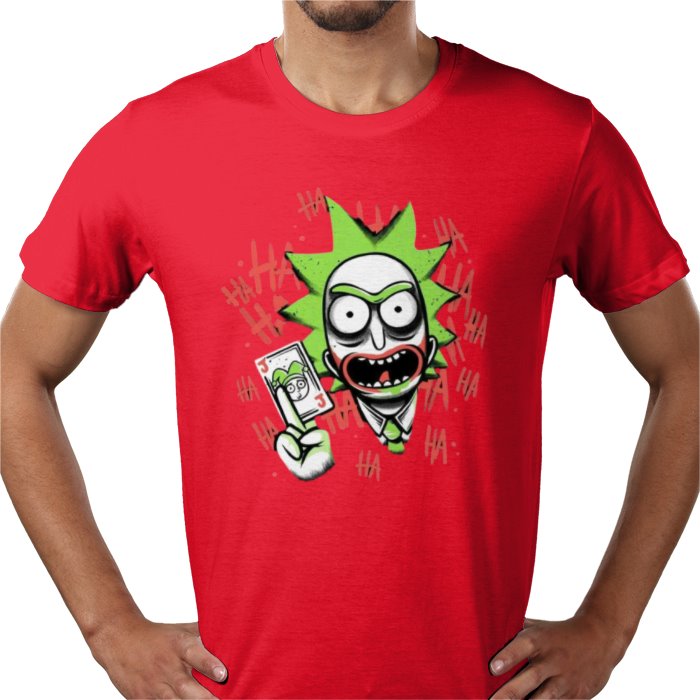 Rick & Morty & Batman - Laughing Rick T-shirt