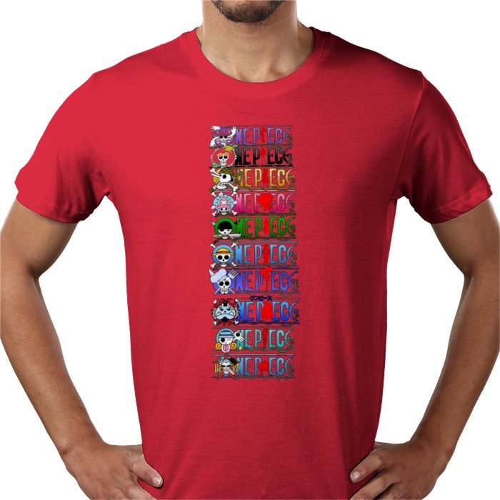 One Piece Stacked Logo T-Shirt | Grand Line Anime Tee