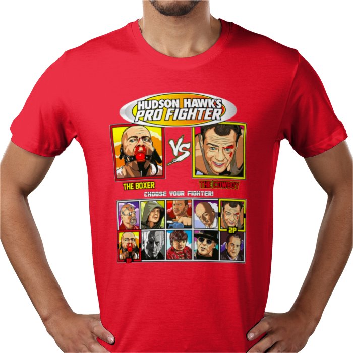 Bruce Willis - Pulp Fiction VS Die Hard T-shirt