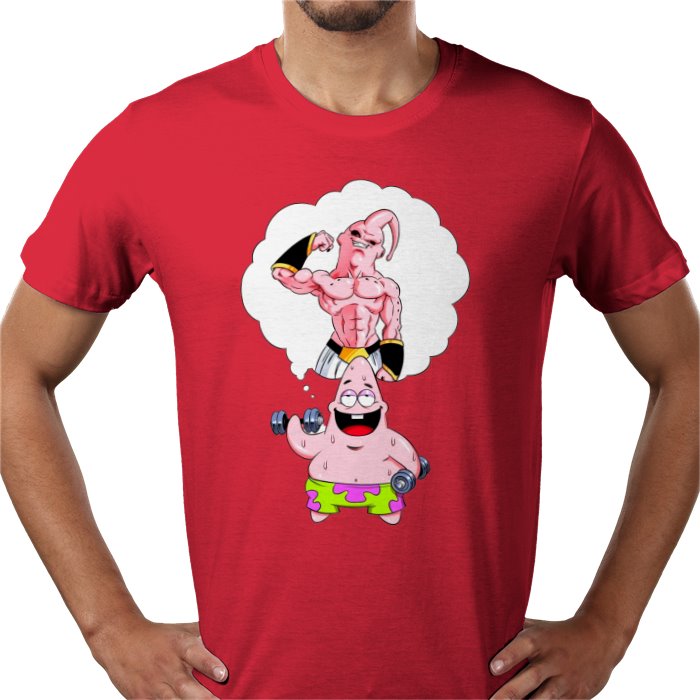 Dragon Ball Z x SpongeBob Crossover T-Shirt | DBZ Mashup Anime Tee
