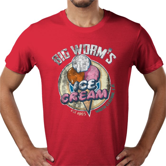 Friday - Big Worms Ice Cream T-Shirt