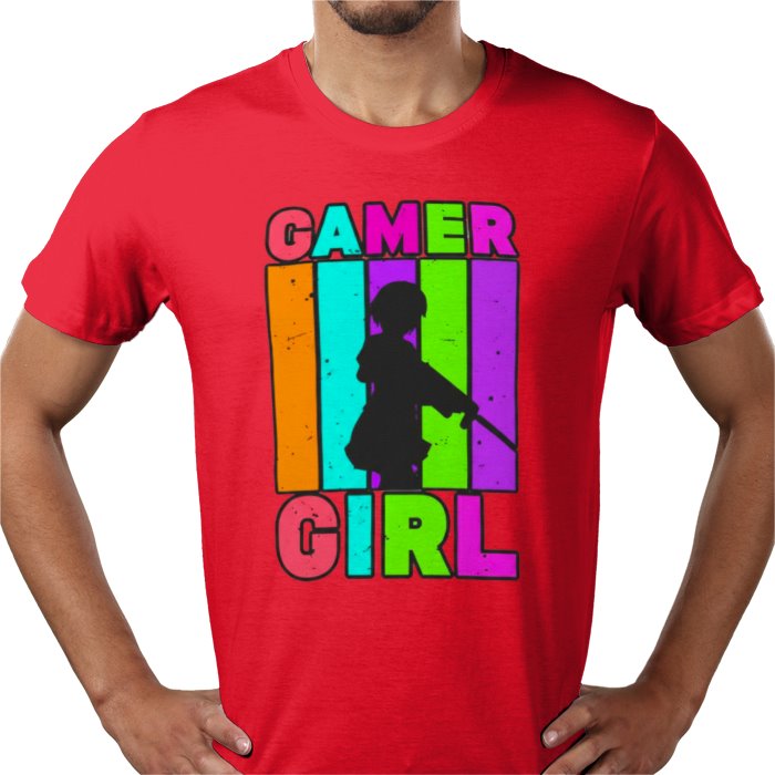 Gamer Girl T-Shirt | Female Gaming Graphic Tee