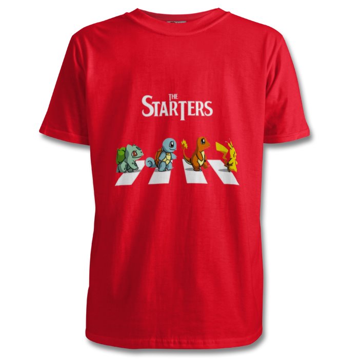 Pokémon & The Beatles - Abby Road Starters T-shirt