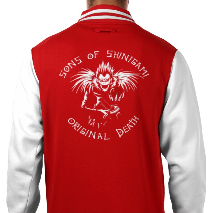 Death Note & Sons Of Anarchy - Sons Of Shinigami Varsity Jacket