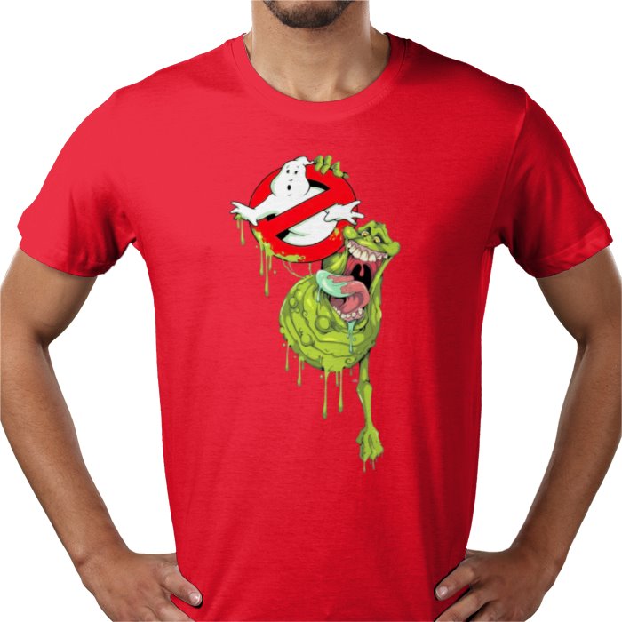 Ghostbusters - Slimer & Logo T-shirt