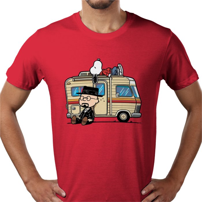 Peanuts x Breaking Bad Parody T-Shirt