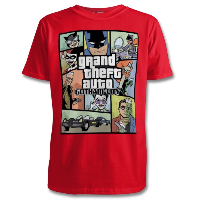 Batman & Grand Theft Auto - Grand Theft Auto Gotham T-shirt