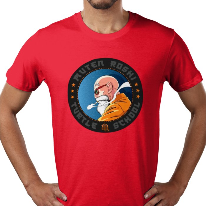Dragon Ball Z Roshi Badge T-Shirt | Turtle Hermit Anime Tee