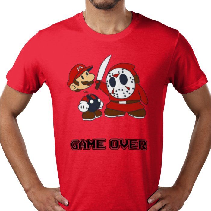 Super Mario T-Shirt | Game Over Retro Gaming Graphic Tee