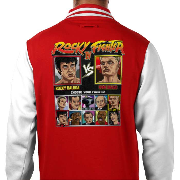 Rocky & Street Fighter - Rocky Fighter Varsity Jacket