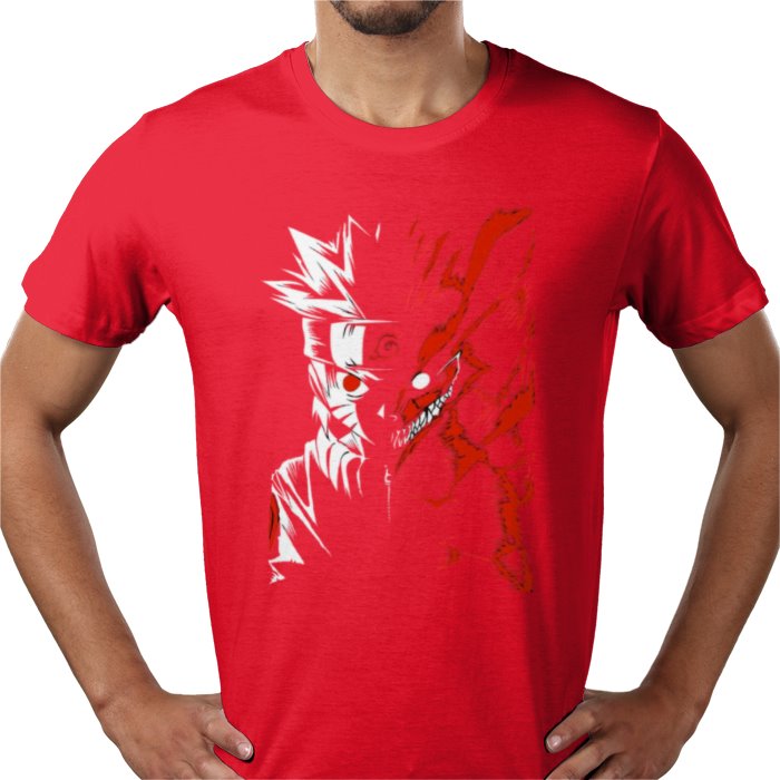 Naruto Nine-Tails T-Shirt | Kurama Fox Spirit Anime Tee