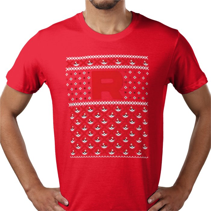 Ugly Jumper Style - Team Rocket Christmas T Shirt