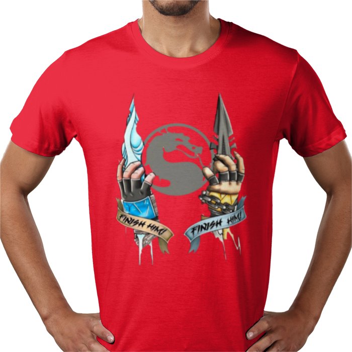 Mortal Kombat - Finish Him Kombat Hands T-Shirt