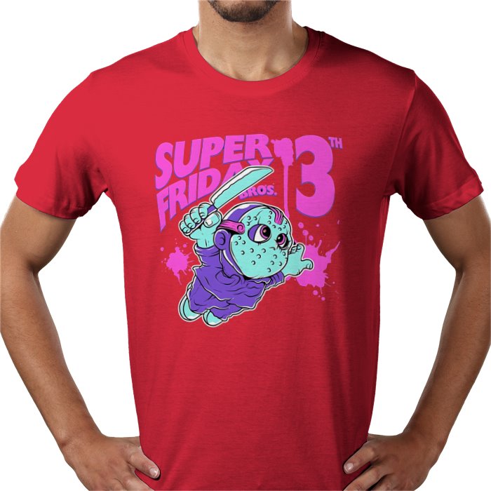 Friday 13th x Super Mario Bros - Super Friday 13th T Shirt