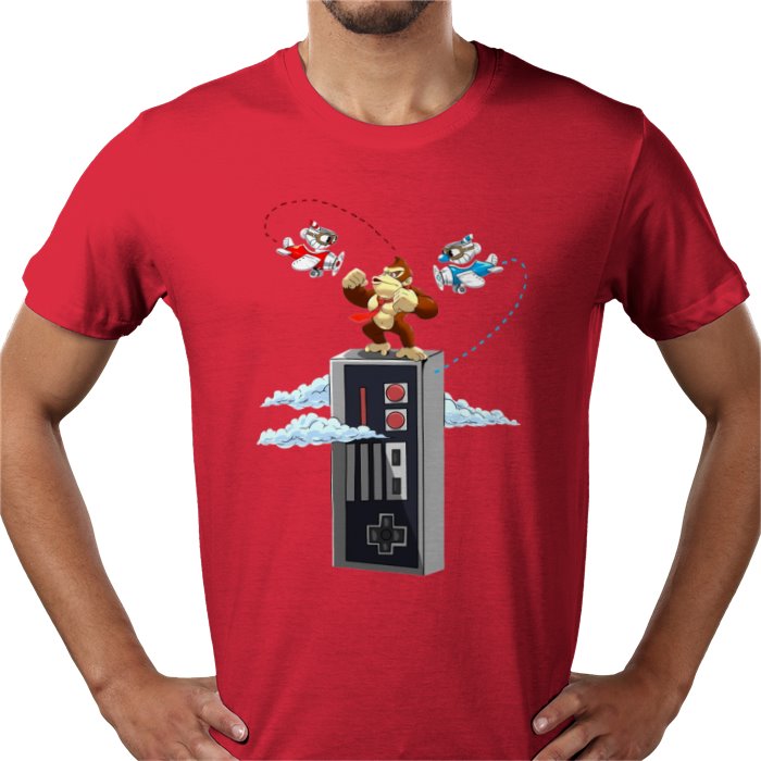 Donkey Kong x Cuphead x King Kong Parody - Kong Of New Donk T-Shirt