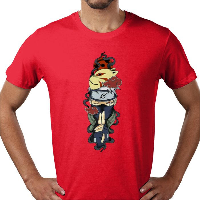 Naruto Kakashi Theme T-Shirt | Copy Ninja Anime Tee