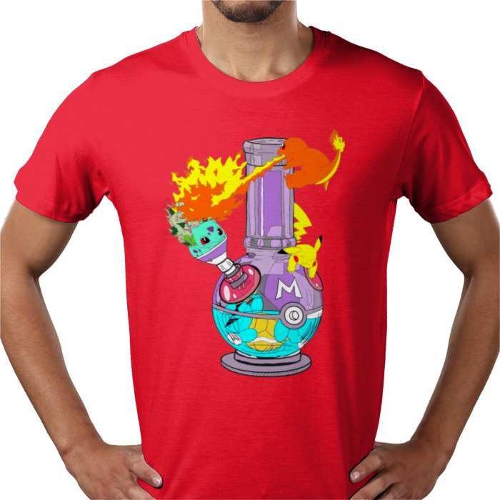Pokébong T-Shirt | Pokémon 420 Parody Funny Graphic Tee