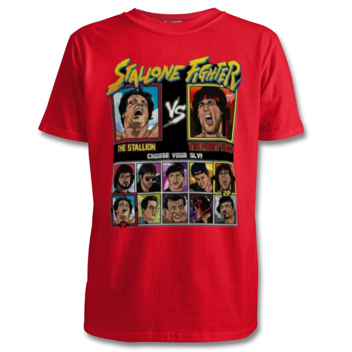 Sylvester Stallone & Street Fighter - Stallone Fighter T-shirt