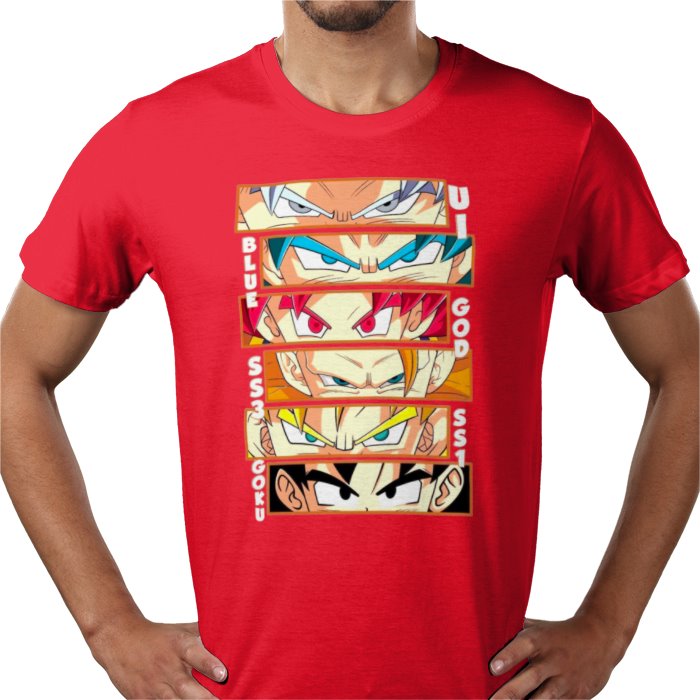 Dragon Ball Z Goku Eyes T-Shirt | Super Saiyan Anime Tee