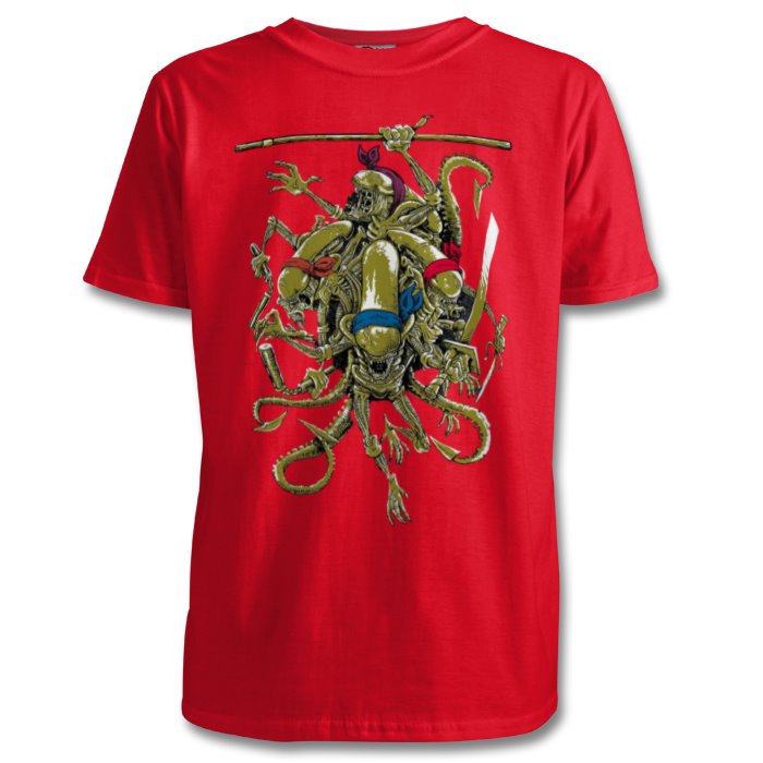 Aliens & Teenage Mutant Ninja Turtles - Teenage Mutant Xenomorph Ninja's T-shirt