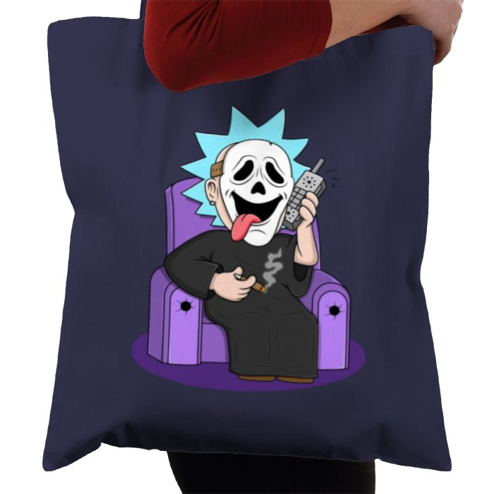 Rick & Morty x Scream - Ghostface Rick Whassup Tote Bag