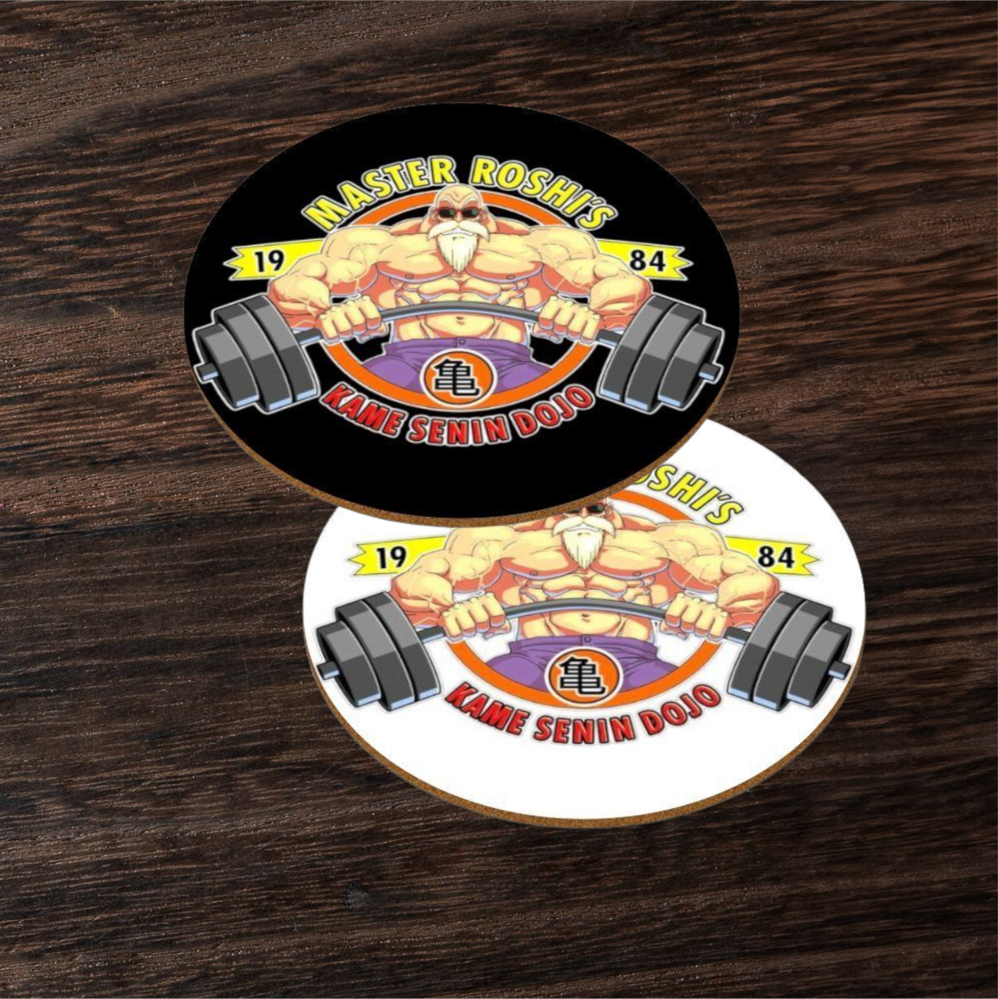 Dragonball Z - Roshi's Gym Round Coasters