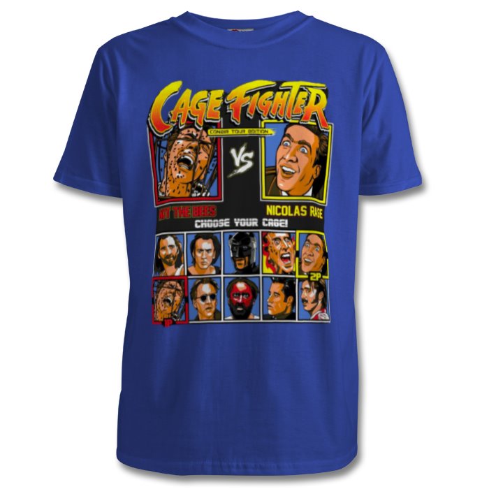 Nicholas Cage & Street Fighter - Cage Fighter T-shirt