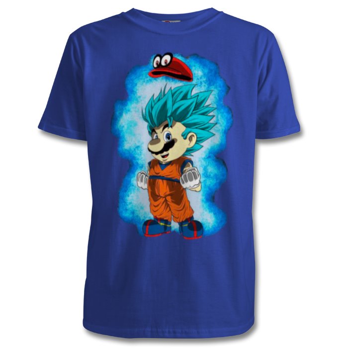 Dragonball Z & Super Mario Bro's - Saiyan Bro's T-shirt