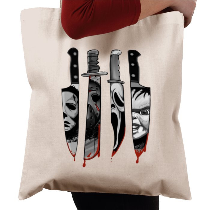 Horror Knifes Tote Bag