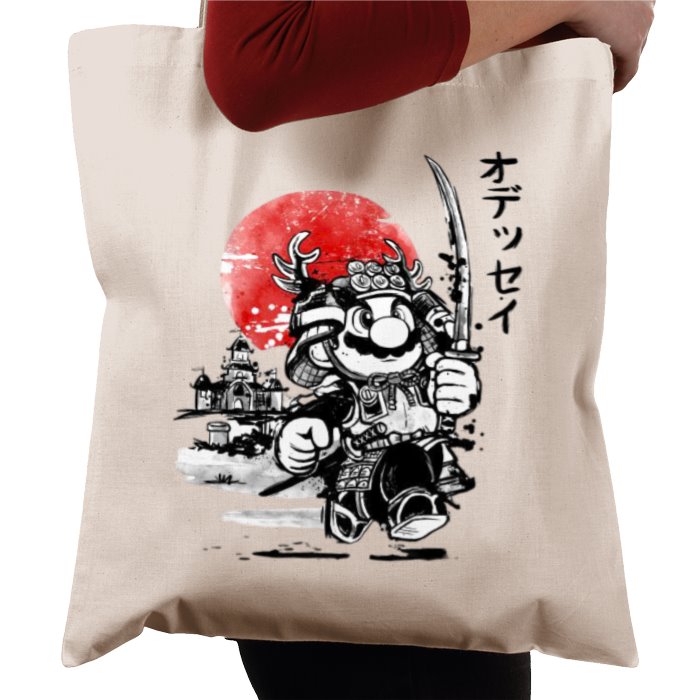 Super Mario Bro's - Samurai Mario Tote Bag