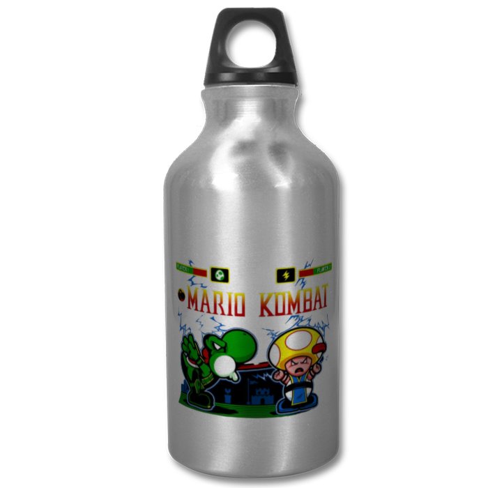 Super Mario Bro's & Mortal Kombat - Mario Kombat Water Bottle