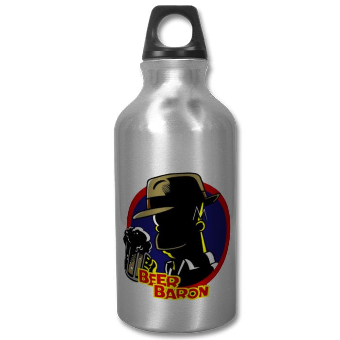 The Simpsons & Dick Tracey - Beer Baron Water Bottle