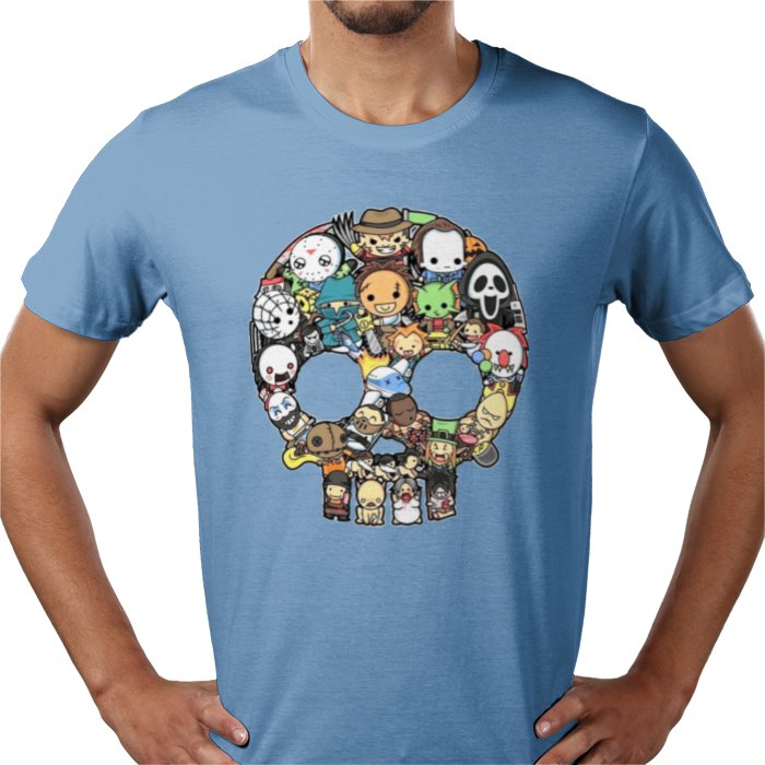 Horror Skull Montage T Shirt