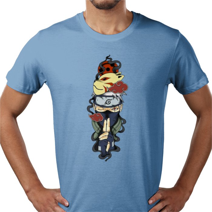 Naruto Kakashi Theme T-Shirt | Copy Ninja Anime Tee