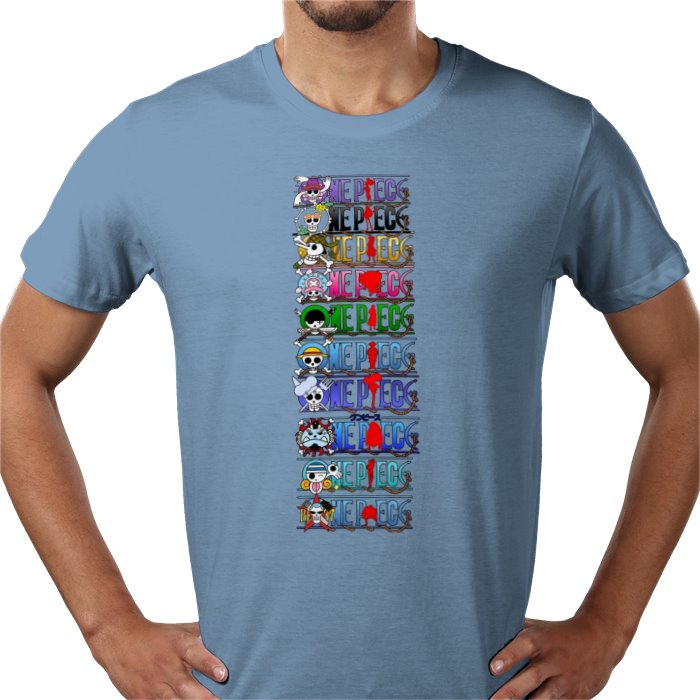 One Piece Stacked Logo T-Shirt | Grand Line Anime Tee