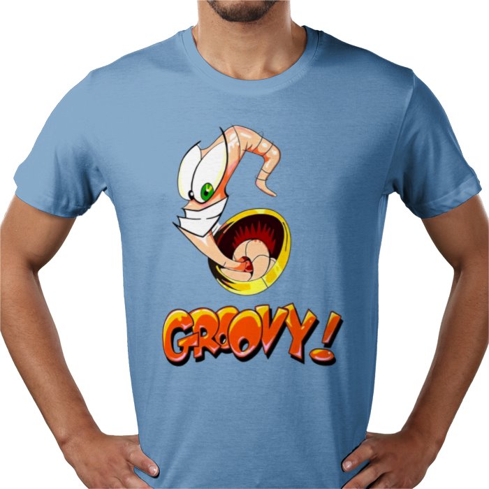 Earthworm Jim - Groovy T-shirt