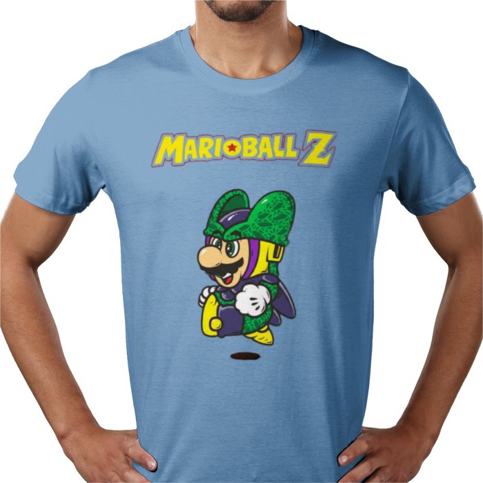 Super Mario x Dragon Ball Z Marioball Z T-Shirt | Gaming Anime Mashup Tee