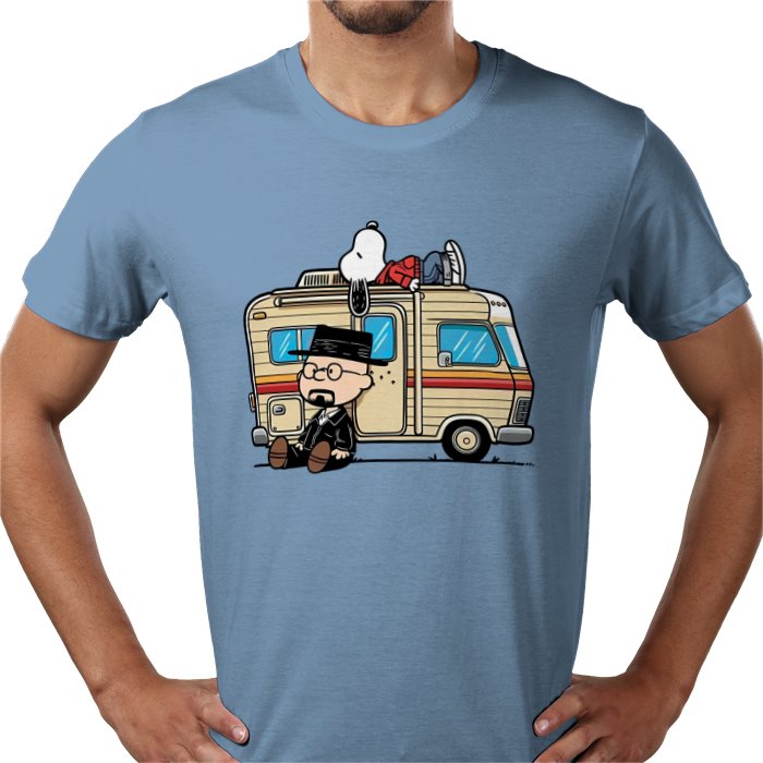 Peanuts x Breaking Bad Parody T-Shirt