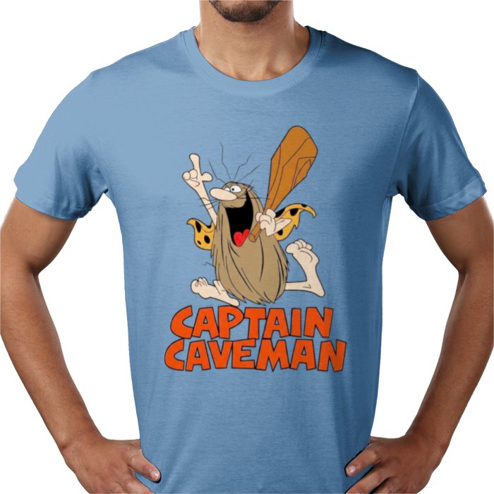 Captain Caveman Theme T-shirt