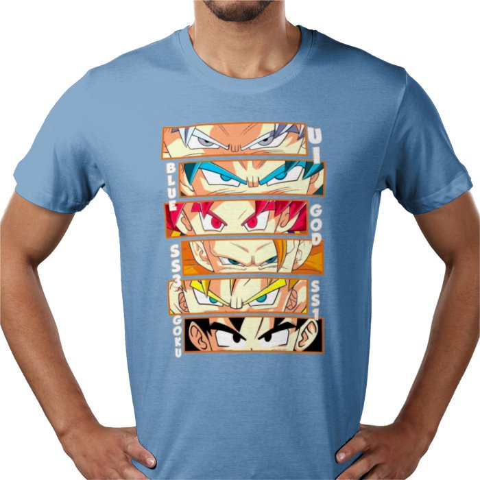 Dragon Ball Z Goku Eyes T-Shirt | Super Saiyan Anime Tee