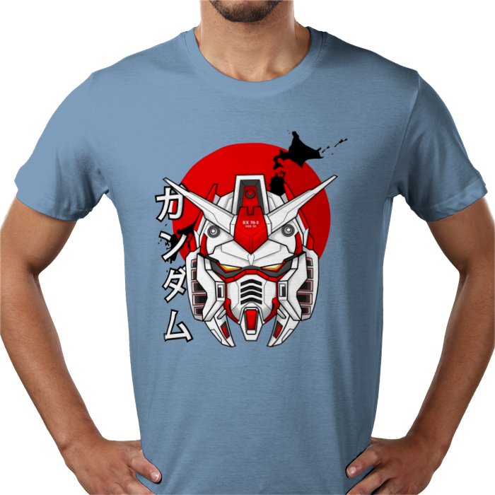 Gundam Wing - RX 78 5 Head T-Shirt