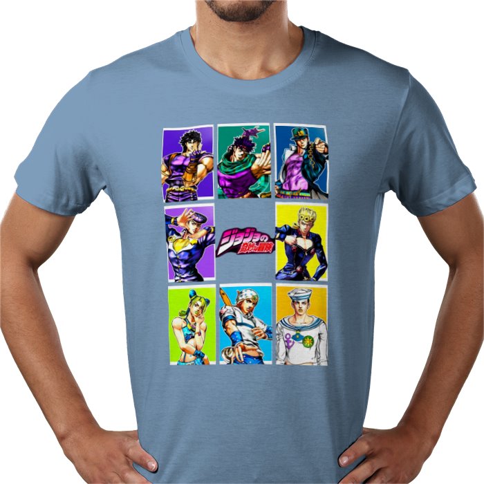 JoJo's Bizarre Adventure - Grid Collage T-Shirt